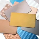 PVD designer decorative stainless steel sheets in gold, rose gold, bronze, blue